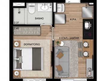 Apartamento 26m�