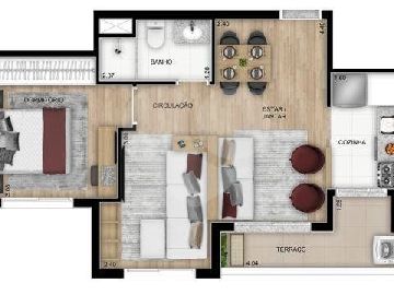 Apartamento 47m�