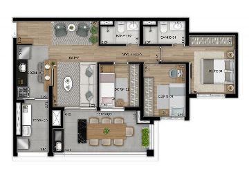 Planta 3 Dormit�rios