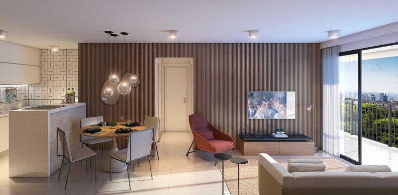 LIVING APTO 68 m²