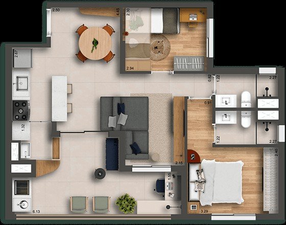 PLANTA OP��O 69M�