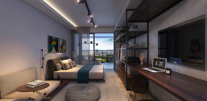 LIVING APTO 33 m²