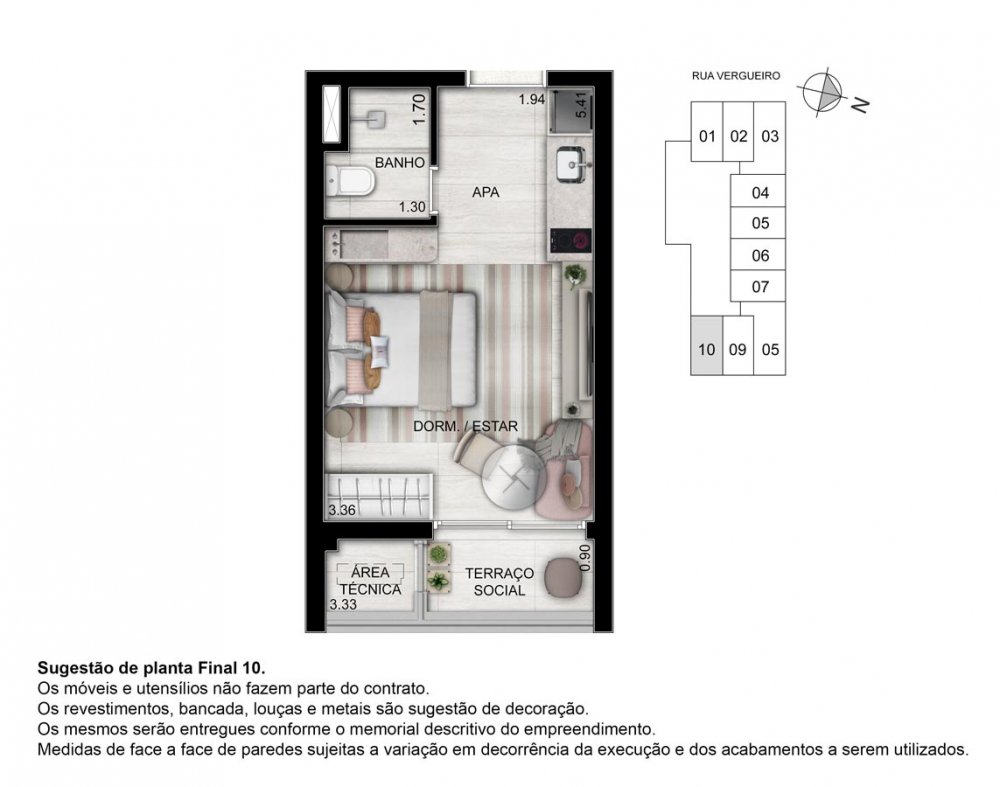 Planta Studio - 25m�