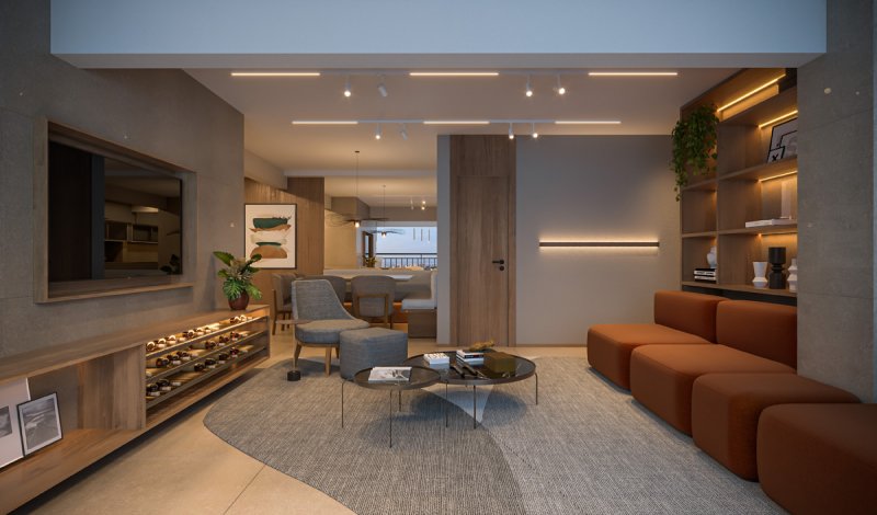 Living ampliado - 95m�