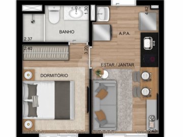 Apartamento 26m